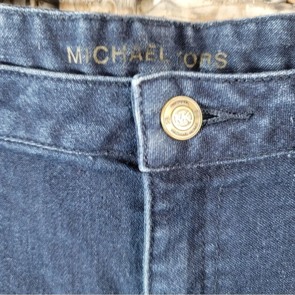 Michael Kors Blue Denim Bootcut Mid-rise Jeans Womens Size 12